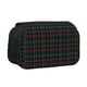 thumbnail image 1 of Disketp Buffalo Plaid Dark Green Estuche de Lápices de Doble Capa con Tapa Abatible y Cremallera, Organizador Escolar para Adolescentes y Adultos, 1 of 7