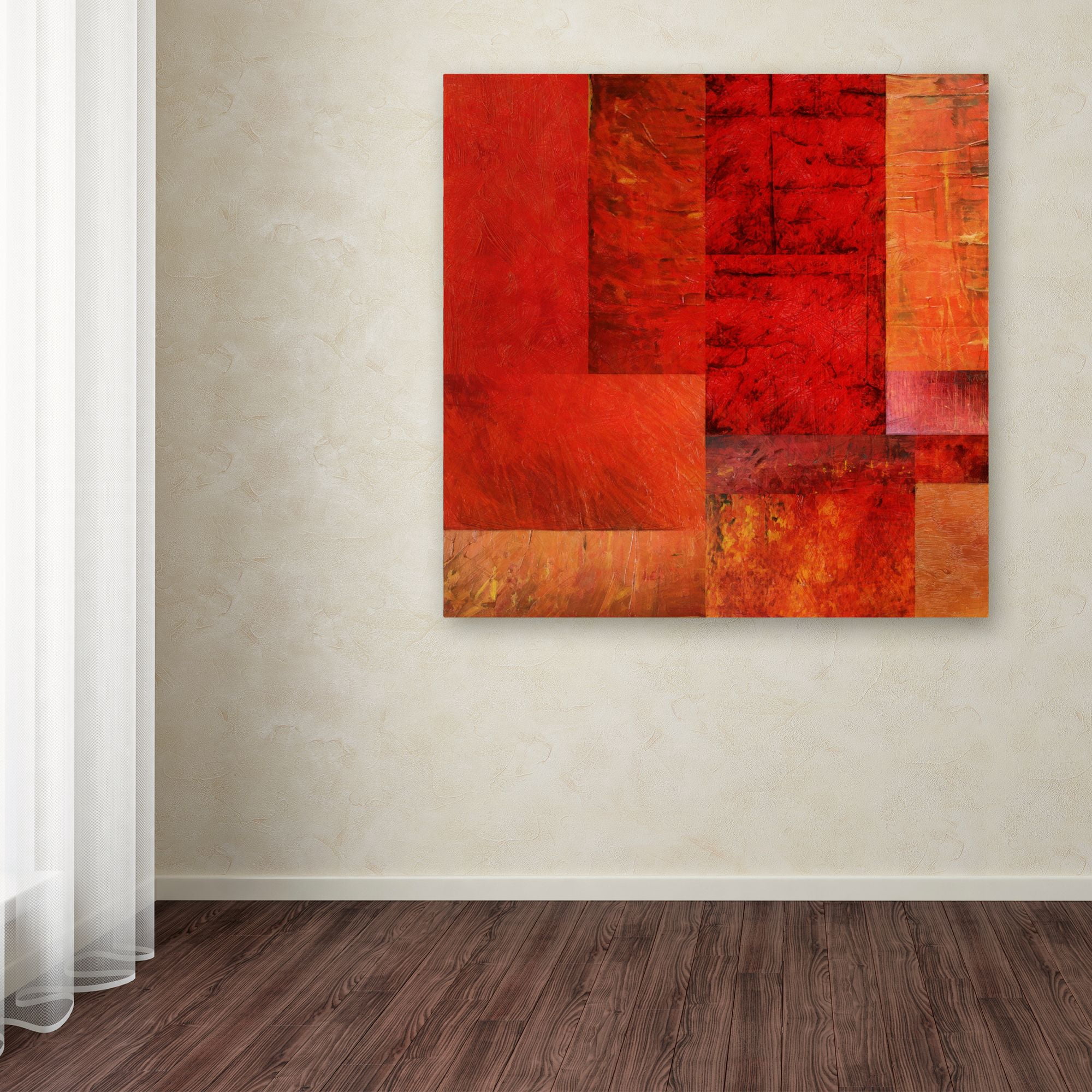 Trademark Fine Art "Essence of Red" Canvas Art by Michelle Calkins