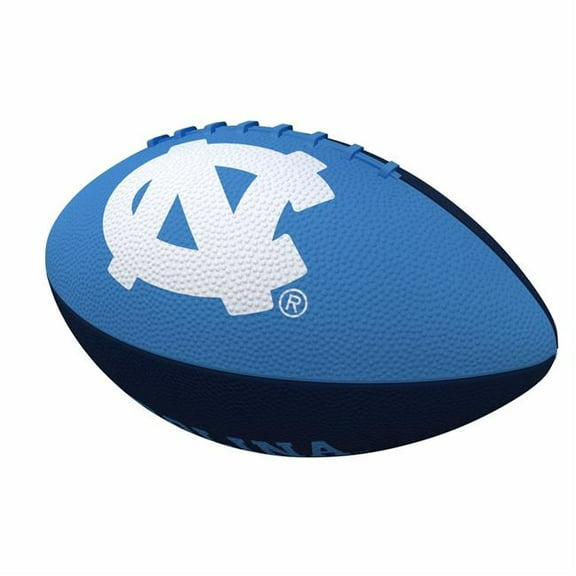 Logo Brands 185-93JR-2 North Carolina Pinwheel Logo Junior Size Rubber Football