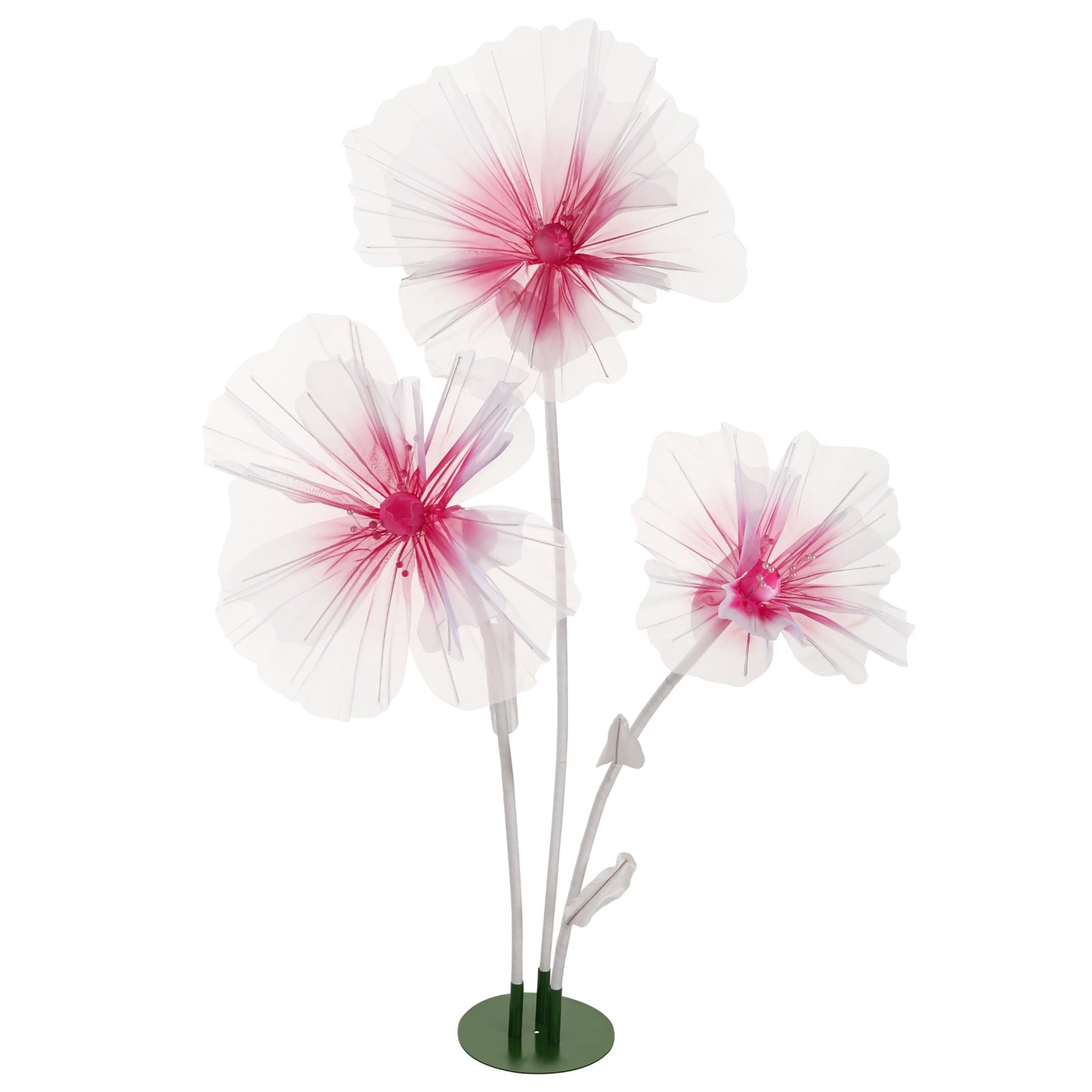 Wedding Decorations for Reception, Giant Floor Standing Flowers, Huge Artificial Silk Flowers, Large Photo Prop for Wedding Party Backdrop Decoration