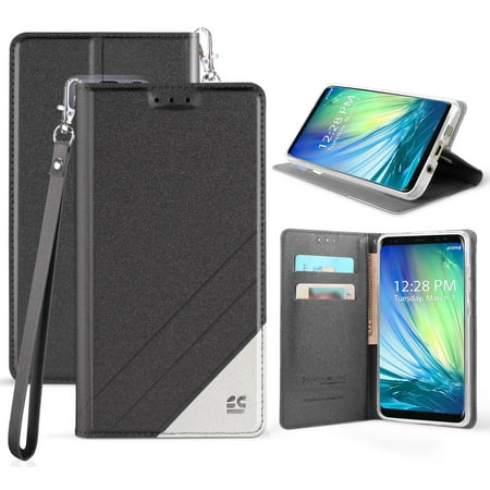 - WRIST STRAP LANYARD WALLET CREDIT CARD CASE STAND FOR SAMSUNG GALAXY S8 SM-G950