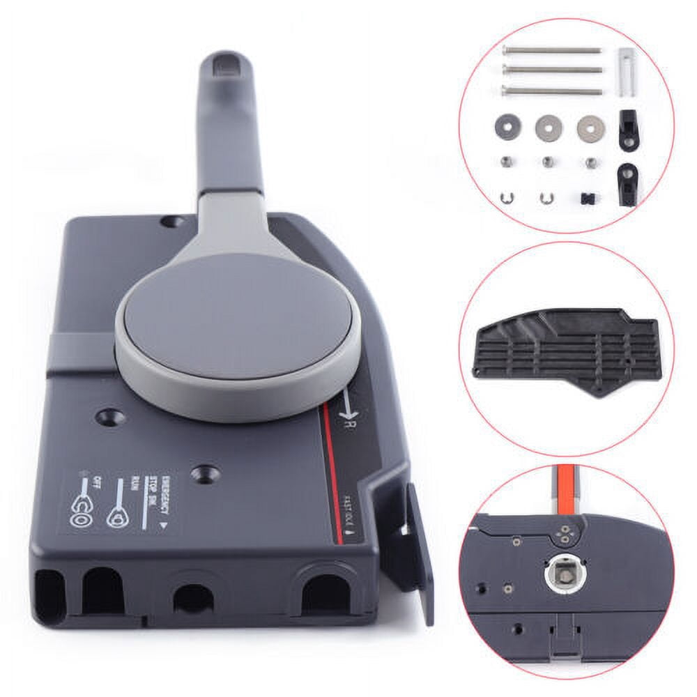 Outboard Side Remote Control Box&Fast Idle Lever For Yamaha 703 Outboard Engine