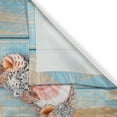 thumbnail image 3 of Ambesonne Letter Z Kitchen Curtains, Maritime Summer Fun Z, 55"x39", Dark Coral Pale Blue, 3 of 3