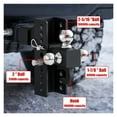 thumbnail image 4 of Tri-Ball Mount Adjustable Trailer Hitch with Tow Hook, Fits 2-Inch Receiver, 4.5-Inch Rise/Drop, 4 of 6