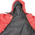 thumbnail image 2 of SUSSEXHOME Pets Dog Raincoat with Hood - Full Coverage Dog Rain Jacket with Fleece Lining - Machine Washable Waterproof Raincoat for Dogs - Red, 2 of 8