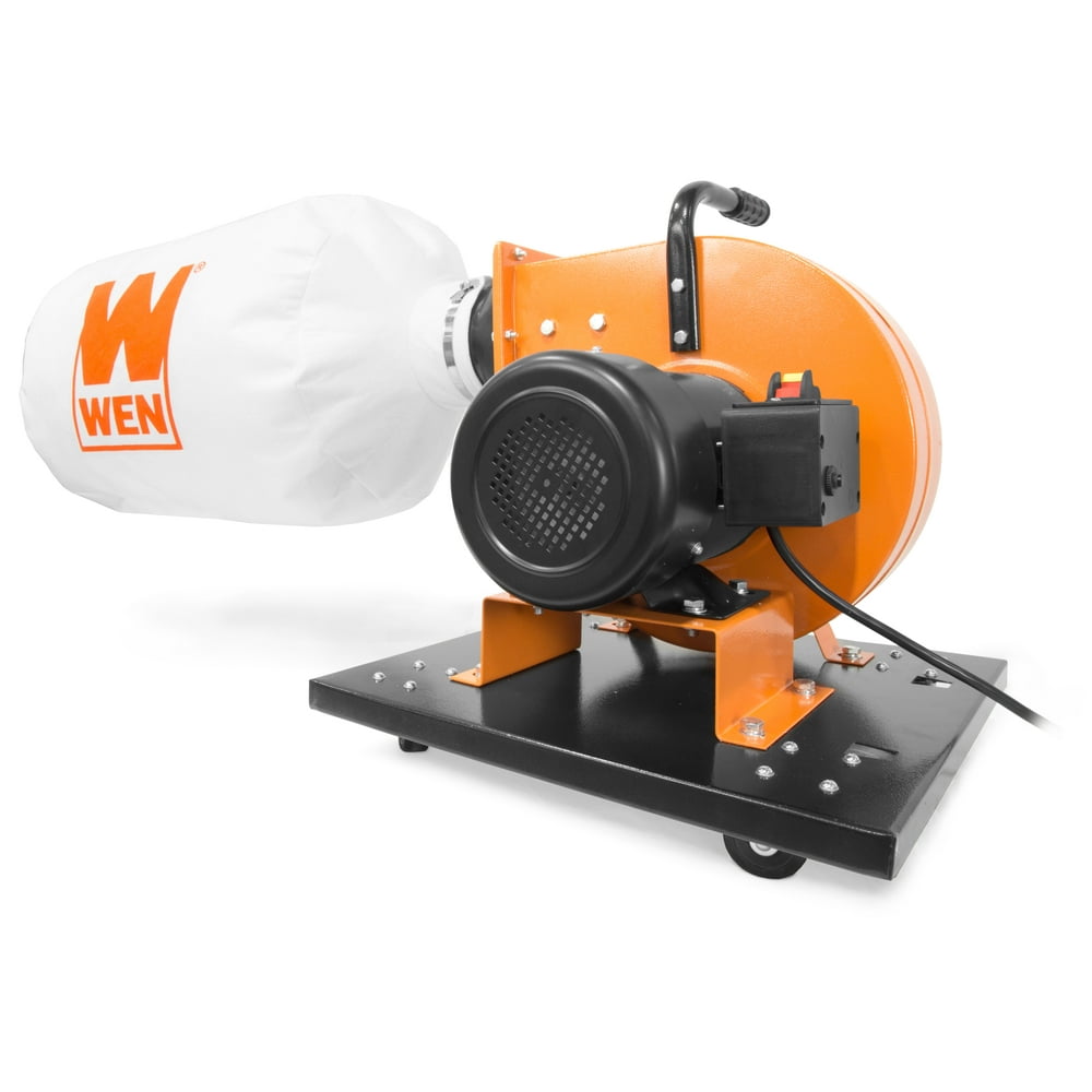 WEN Products 7.4Amp Rolling Dust Collector with Induction Motor, 15