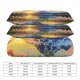 thumbnail image 2 of Juego de funda de edredón con margaritas en el lago Sunset Mountains, tamaño king y queen, 3 piezas, 1 funda de edredón y 2 fundas de almohada con cierre de cremallera, 86 x 70 pulgadas, 2 of 8