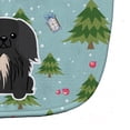 thumbnail image 3 of Christmas Pekingese Black Baby Bib, 3 of 3
