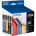 thumbnail image 1 of Cartuchos de Tinta Wiseta 232XL Reacondicionados para Epson 232, 1 of 8