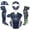 Navy/Grey, variant on All Star MVP Pro Tradition Adult Catcher's Set Royal/Grey Large