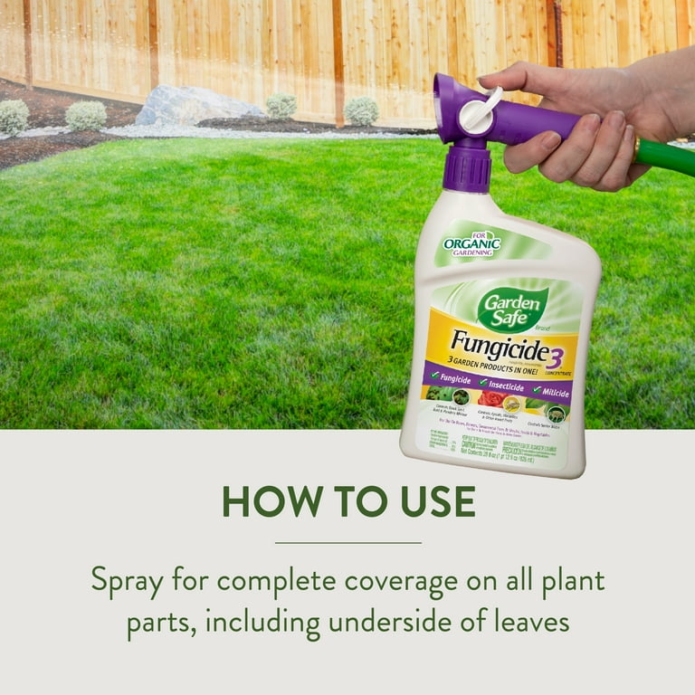 Garden Safe Fungicide 3 Concentrater, 28 oz, Controls Fungus & Insects