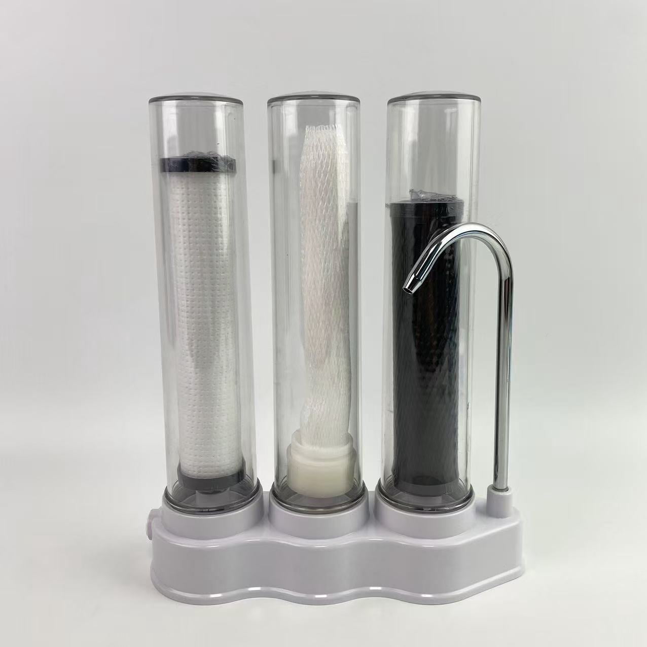 Rushare Water purification units, High Capacity Under Sink 5-Stage Reverse Osmosis Water Filter, Drinking System, Brushed Nickel Faucet