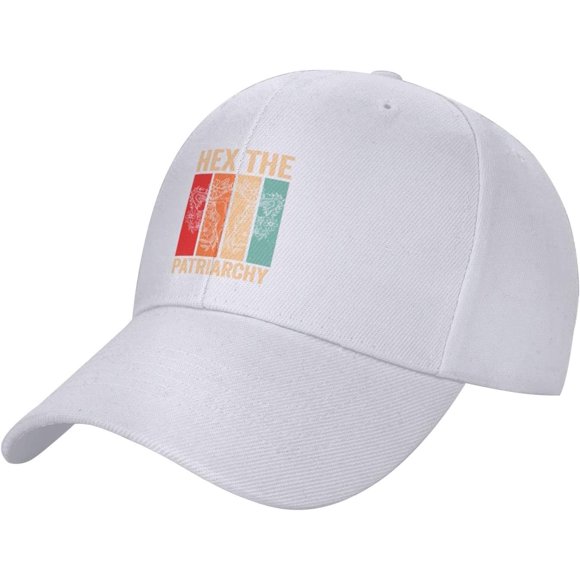 Hex The Patriarchy Feminism Witch Wicca Feminist Fashionable Vintage Low Profile Baseball Cap,Black