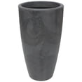thumbnail image 2 of Ecobo 27.6-Inch Tall Eco-Friendly Round Pot Planter | Indoor/Outdoor Use, Durable, Versatile, and Lightweight | Contemporary All-Weather Design by Brazilian Artisans - Black, 2 of 8