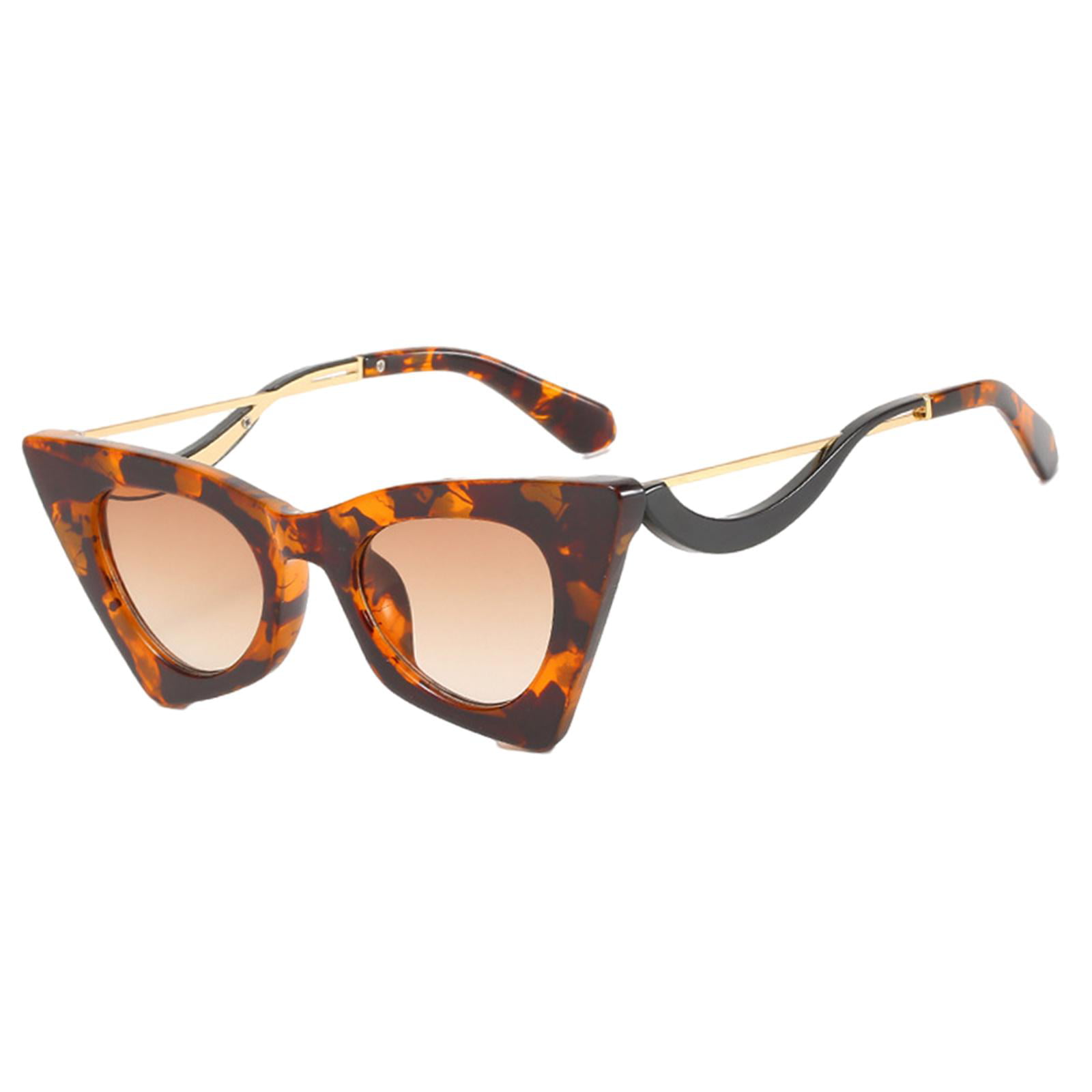 VTG Style Oversized Bug Eye Celeb Sunglasses UV400 Black/Tortoiseshell Stylish 
