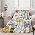thumbnail image 7 of Yibo 60th Birthday Gifts for Women Blanket Flannel Soft and Comfortable Anti-static Bed Sofa Blanket, 7 of 7