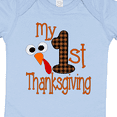 thumbnail image 4 of Inktastic Plaid 1st Thanksgiving Turkey Boys or Girls Baby Bodysuit, 4 of 5