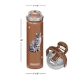 thumbnail image 3 of Tabby Silver Water Bottle Stainless Steel Water Bottle 24 Oz. SERENGETI, 3 of 4