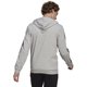 thumbnail image 2 of Sudadera con capucha adidas Essentials French Terry con 3 rayas para hombre, color gris, 2 of 4