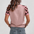 thumbnail image 4 of Womens Walk By Faith Short Sleeve Shirt Christian Bible Verse Print V Neck Shirts Walking By Faith Tripping Constantly Highland Cow Tee, 4 of 4