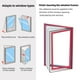 thumbnail image 5 of Poliéster de tela de sellado de ventana de bloqueo de aire de 3/4/5M con cremallera para aire acondicionado móvil, 5 of 9