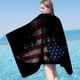 thumbnail image 4 of Xihbxyly En Venta Toalla de Playa con Bandera de Gran Tamaño, Toallas de Playa de Estados Unidos, Ligeras, a Rayas, Toallas de Spa para Piscina, Secado Rápido, 60 X 30 Pulgadas, Toallas de Playa de V, 4 of 6