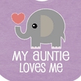 thumbnail image 4 of Inktastic My Auntie Loves Me Niece Boys or Girls Baby Bib, 4 of 4