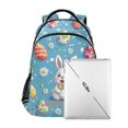 thumbnail image 7 of FORMRS Unisex Backpack Elementary School Travel Bookbag with Reflective Stripes, Easter Bunny Pattern, 7 of 7