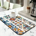 thumbnail image 2 of Multi Use Large 19.5x12in Mexican Coffee Mat Super Absorbent Diatom Mud Dish Drying Pad for Kitchen Counter Coffee Drying Mat Ideal Kitchen Gadget for Easy Cleaning, Perfect for Any Home Decor, 2 of 7