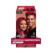 Splat Original Complete Kit, Semi-Permanent Hair Dye with Bleach, Luscious Raspberries Hair Color