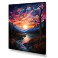 thumbnail image 2 of Designart "Sunrise Of The Aurora Borealis" Aurora Borealis Canvas Prints, 2 of 7