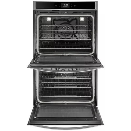 Whirlpool - 30" Built-In Electric Convection Double Wall Oven with Air Fry when Connected - Stainless Steel
