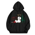 thumbnail image 3 of Merry Christmas Hoodies for Women 2025 Long Sleeve Xmas Snowman Graphic Hooded Sweatshirt with Pockets Pullover Tops, 3 of 4