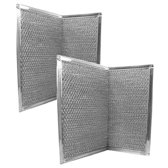 Air Filter Factory Replacement for RHF1119, R610080, 830865, PM44WW, PM44BL, AW19356 Broan Thermador Aluminum Filter 2-Pack
