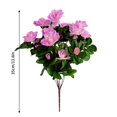 thumbnail image 2 of Littleplum Artificial Geraniums Flowers Silk Geraniums for Outdoors UV Resistant Purple Pink Artificial Bush Faux Flowers Plant Geraniums for Garden Home Decor Patio Vase Table Centerpiece,Purple, 2 of 9