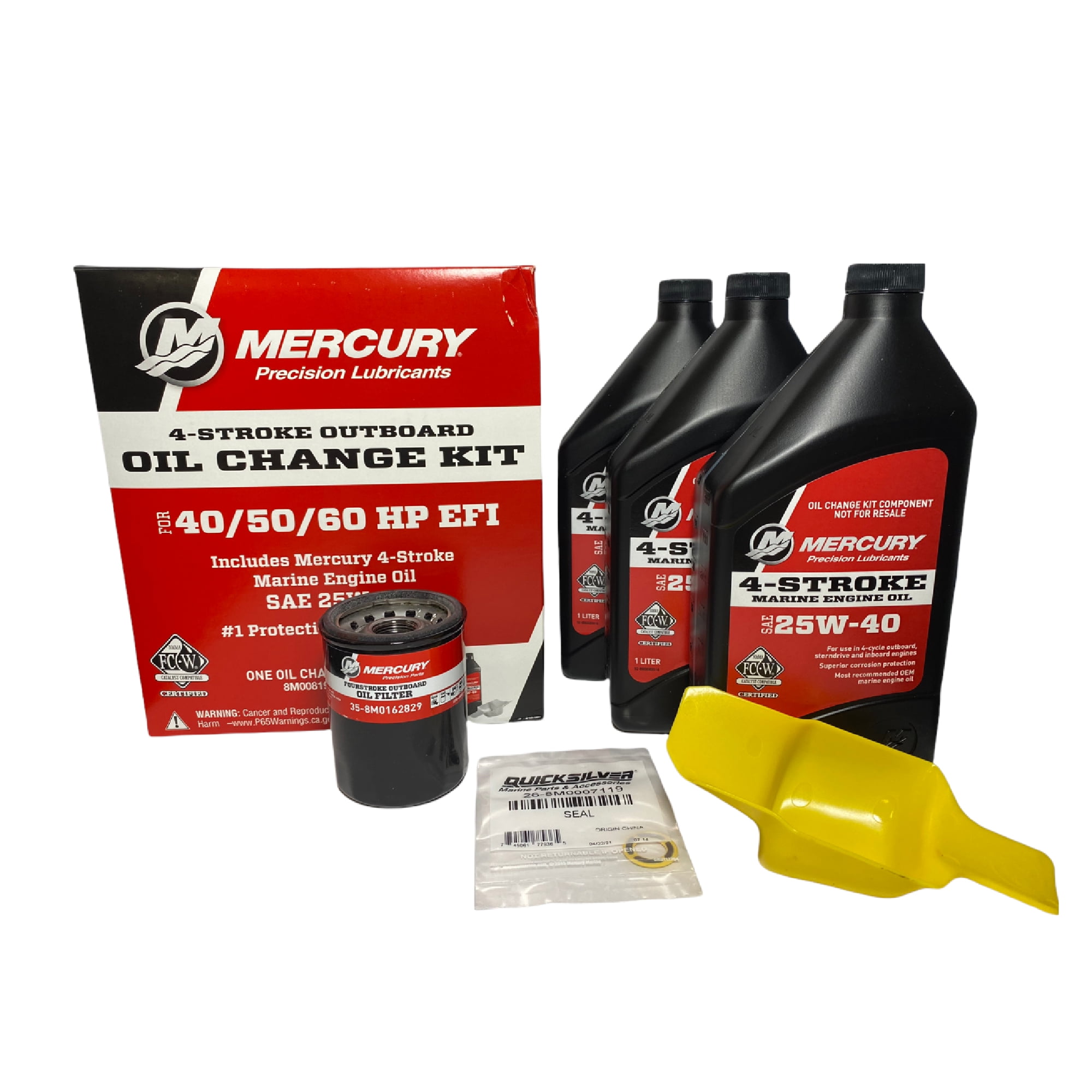 Quicksilver, Oil Change Kit, 8M0081913, for Mercury 150hp