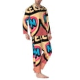 thumbnail image 2 of KLL Hello Summer Sleepwear Mens Flannel Pajamas,Long Cotton Pj Set, 2 of 7