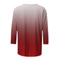 thumbnail image 4 of Birdeem T-Shirt Ample Imprimé pour Femmes, Blouse à Manches 3/4, Col Rond, Hauts Décontractés, 4 of 12