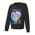 thumbnail image 1 of Hanes Chandail en Molleton Graphique EcoSmart pour Filles, m, Love Your Selfie/noir, 1 of 1