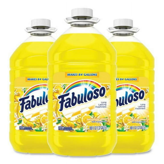 Fabuloso Multi-use Cleaner, Lemon Scent, 169 oz Bottle, 3/Carton (96987)
