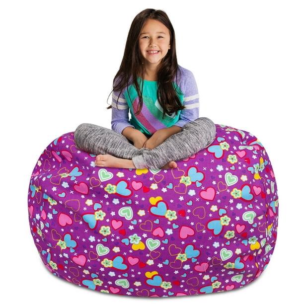 Posh Creations Bean Bag Chair, Purple