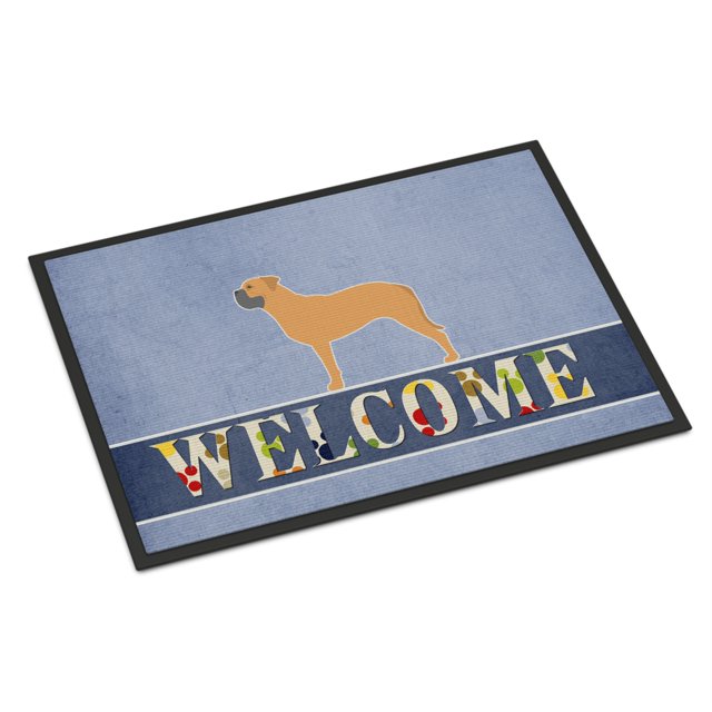 S Treasures Bullmastiff Felpudo de bienvenida 18 x 27 multicolor Caroline's Treasures BB5575MAT