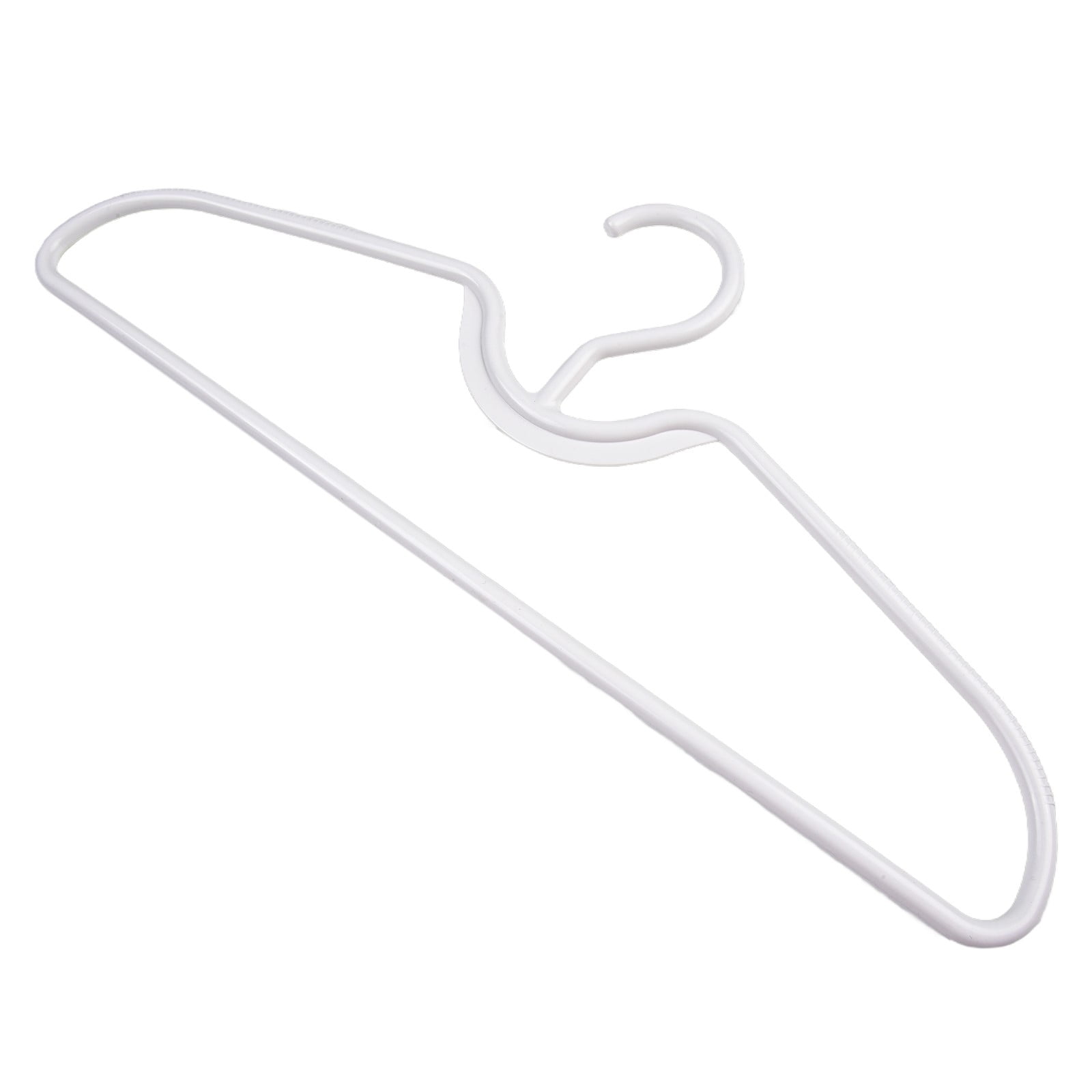 10 PCS Short Neck Anti-Slip Plastic Clothes Hangers Save Vertical Space