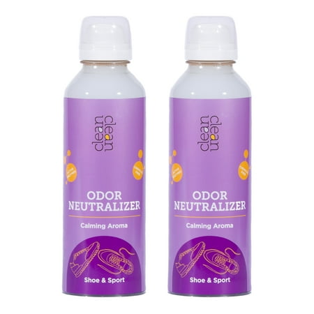 cleanclean shoe & sport odor neutralizer calming aroma vegan pack of 2