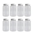thumbnail image 1 of 10pcs Food-grade Plastic Bottles Thicken Plastic Bottles Large Capacity Milk Bottle (transparent), 1 of 2