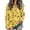 173#Yellow, variant on Womens Half Button Henley Tunic Top Long Sleeve Waffle Knit V Neck Relaxed Fit Casual Blouse XL