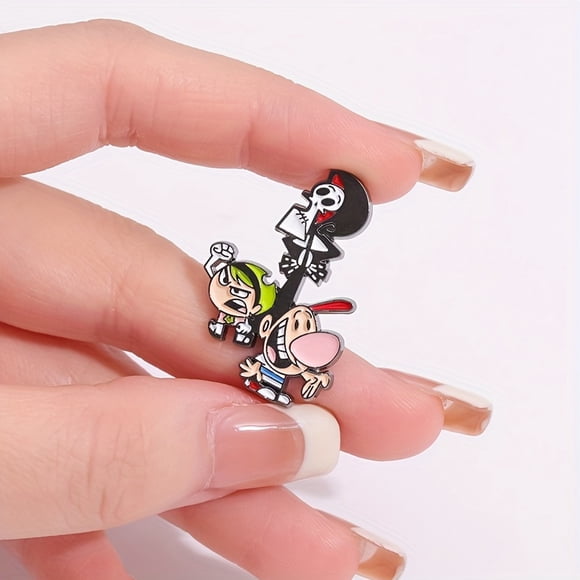 1 Pce Badge en Émail Unique Horror Anime - Broche Élégante pour Sacs à Dos, Accessoires à Thème Anime, Style Boucle à Ardillon, Objet de Collection, à la Mode et Durable