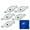 Blue, variant on 5 Pcs Ultra-Bright Fish Trap Lamp,Water Activated LED Underwater Fishing Light Lure,Waterproof Fishing Attractor for Freshwater Saltwater Fishing