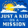 thumbnail image 3 of Instant Message - Gamer - Just A Kid on A Mission - Toddler & Youth Short Sleeve Graphic T-Shirt, 3 of 6
