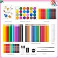 thumbnail image 2 of homicozy Art Supplies Kit for Kids Ages 4-12,Mermaid Art Case Coloring Set,Drawing Kits with Markers, Crayons, Colored Pencils,Oil Pastels,Coloring Book,School Supplies,Gift for Kids Artist Age 4+, 2 of 7